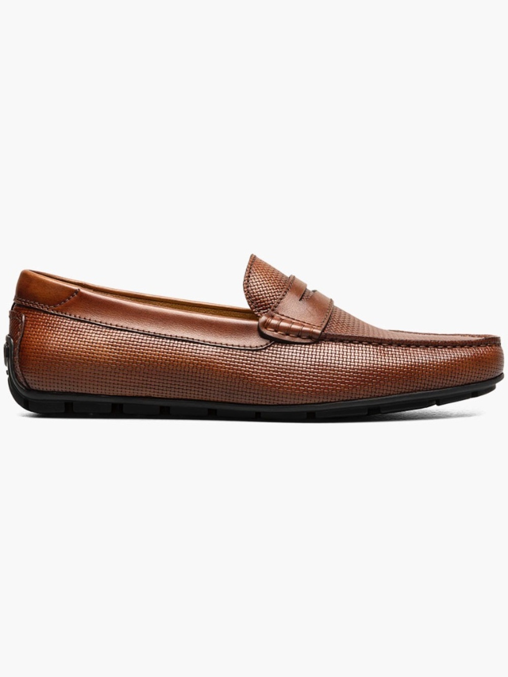Mens Florsheim Motor Penny Driver Cognac Leather, 13411-221